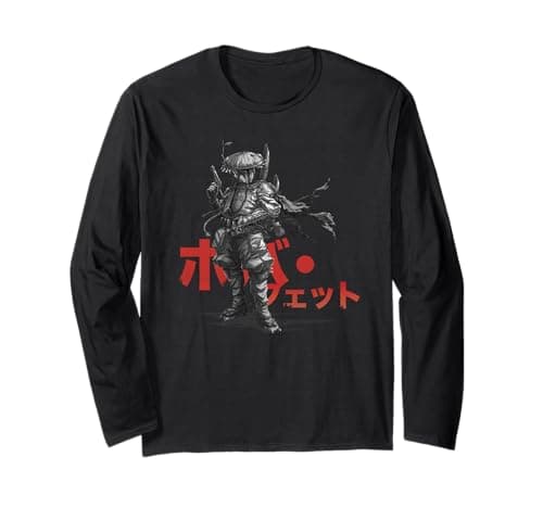 Image of Star Wars: Visions Anime The Duel Japanese Samurai Boba Fett Long Sleeve T-Shirt