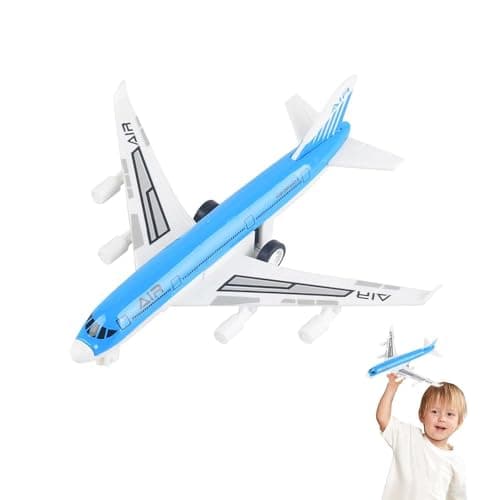 Image of FJDRSIG Airplane Toys,Fun Aeroplane Toys,Alloy Pull Back Toy Plane,Exquisite Durable Toy Aeroplane,Kids' Play Airplanes,for Kids Children Boys Girls Birthday Gifts Educational Gifts Party Favors