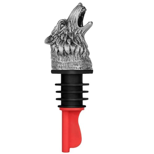 Image of Wolf Head Wine Aerator Pourer, Wine Aerator Pourer, Shot Pourer, Liquor Pourer, Cool Wine Pourer, Safe Pourer for Liquors, Wine Diffuser Aerator for Home Use, Men, Freu