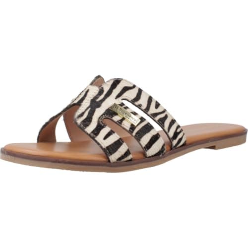 Image of LES TROPEZIENNES PAR M. BELARBI Women's Hamigapo Mule and Clog Shoes, Zebra, 5 UK