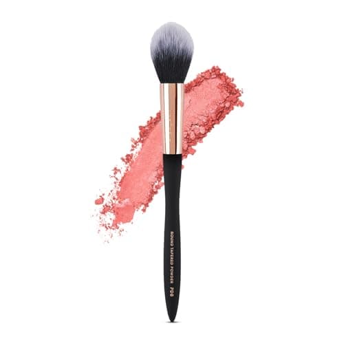 Image of Profusion Cosmetics Artistry Series Round Tapered Powder Brush, Dense Application of Powder Products With Soft Touch Matte Finish, Waved Handle for Optimum Grip, and Lightweight Balance