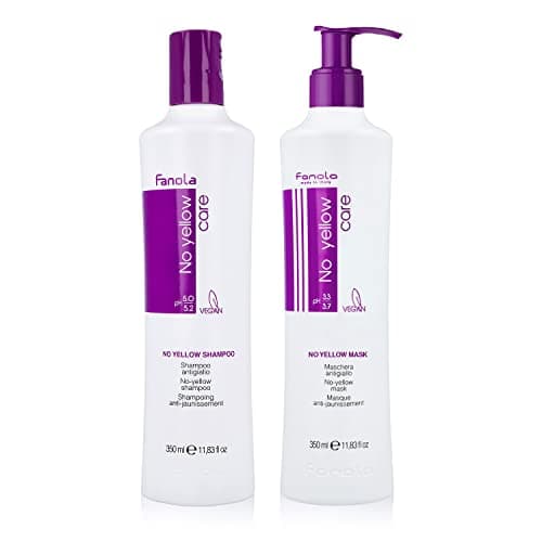 Image of Fanola No Yellow Shampoo & Hair Mask Set 350ml