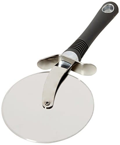 Image of KitchenCraft Professional Pizza Cutter Wheel with Soft Grip Handle, Easy to Cut and Clean Pizza Slicer with Stainless Steel Blade, Dishwasher Safe, 23.5cm