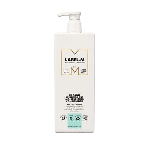 Image of LABEL.M Organic Lemongrass Moisturising Conditioner 1000ml – With Recyclable Pump