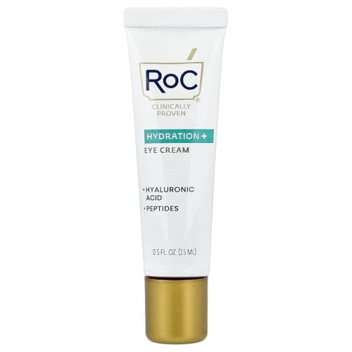 Image of RoC Multi Correxion Hydrate + Plump Eye Gel-Cream | For Dark Circles & Puffy Eyes, With Caffeine & Hyaluronic Acid | 15 ml