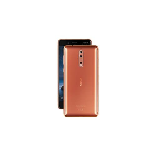 Image of Nokia 8 64 GB UK SIM-Free Smartphone - Gloss Copper (Renewed)