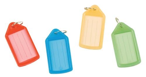 Image of Q-Connect Sliding Key Fob Assorted (Pack of 40)