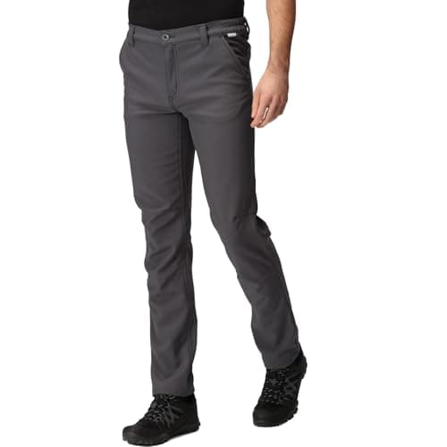 Image of Men's Fenton Softshell Walking Trousers Black 30R