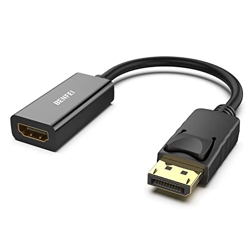 Image of BENFEI Displayport to HDMI Adapter, Dp(Display Port) Male to Hdmi Female Converter with Audio for Lenovo, Dell, HP, Asus and other brand(Dp to Hdmi)