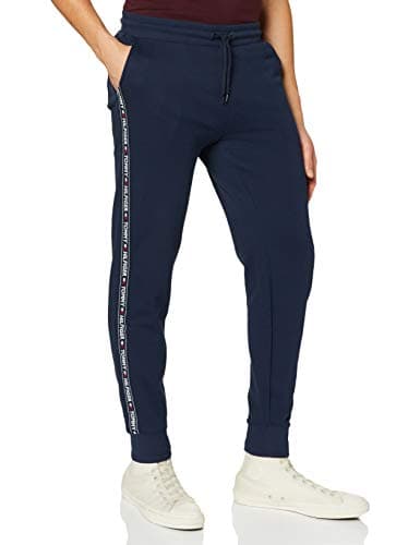 Image of Tommy Hilfiger Men's Track Pant Hwk Um0um00706 Tracksuit Pant, Blue (Navy Blazer), M