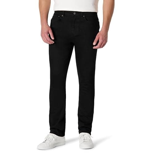 Image of Amazon Essentials Men's Slim-Fit Jeans, Black-Heavyweight, 40W / 28L