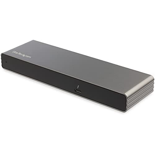 Image of StarTech.com Thunderbolt 3 Dock - Dual 4K 60Hz Monitor TB3 Laptop Docking Station with DisplayPort, HDMI & 1080p VGA - 85W Power Delivery & Charging - 2x USB-A, Ethernet - Mac & Windows (TB3DK2DHV)