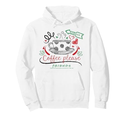 Image of Coffee Please Friends Central Perk Service Cup Theme Pullover Hoodie
