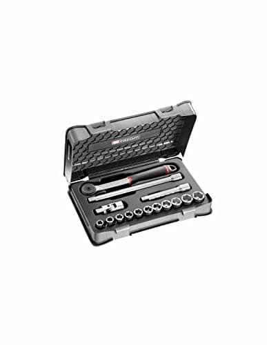 Image of FACOM S.161-1P6U 1/2" Inch 6-point Socket Set, 15 Pieces