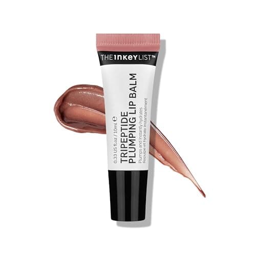 Image of The Inkey List Tripeptide Plumping Lip Balm 10ml, Clinically Proven Plumping Tinted Lip Care, Hydrates Dry Cracked Lips, Vegan & Cruelty Free, Mocha Tint