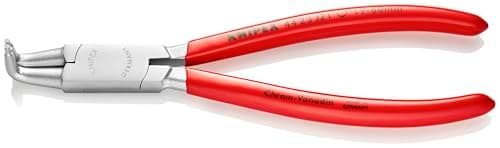 Image of KNIPEX Tools - Circlip Pliers, Internal, 90 Degree Angled, Forged Tip, 3/4"-2 3/64" Bore Dia., Chrome (4423J21)