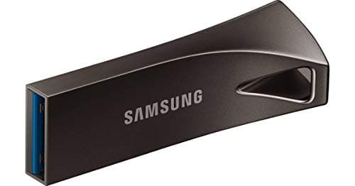 Image of Samsung BAR Plus 64 GB Type-A 200 MB/s USB 3.1 Flash Drive Titan Grey (MUF-64BE4)