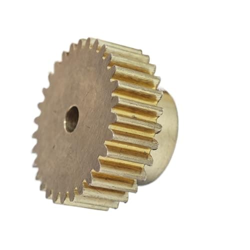 Image of 0.5 Module 32T brass gear rack,3mm to 8mm Bore 0.5M 32 Teeth Straight Teeth Pinion mechanical(3mm Inner hole)