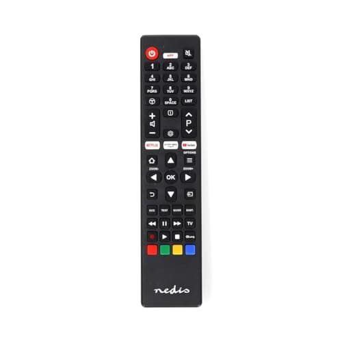 Image of Replacement TV Remote Control for TCL/Thomson Fixed 1 Device Netflix Button/YouTube Button Infrared Black
