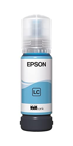 Image of Epson 107 Light Cyan Ink Cartridge EcoTank 70ml for ET-18100 - C13T09B540