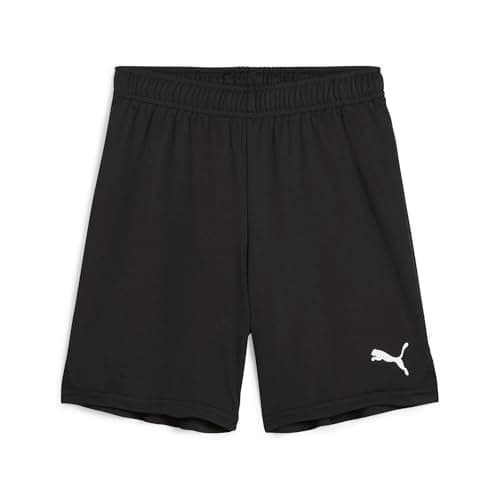 Image of PUMA Unisex Teamgoal Jr Knitted Shorts, Puma Black-puma White, 140 EU