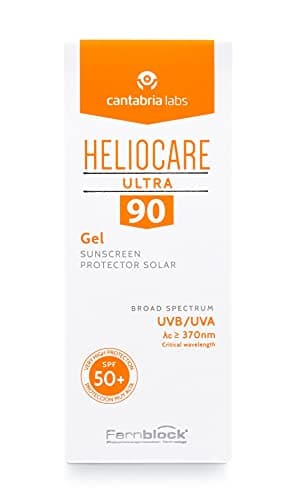 Image of Heliocare Ultra Gel SPF 90 50ml / Gel Face Sunscreen / Daily Uva and Uvb Anti-Ageing Sun Block / Combination, Oily & Normal Skin/ Matte Finish