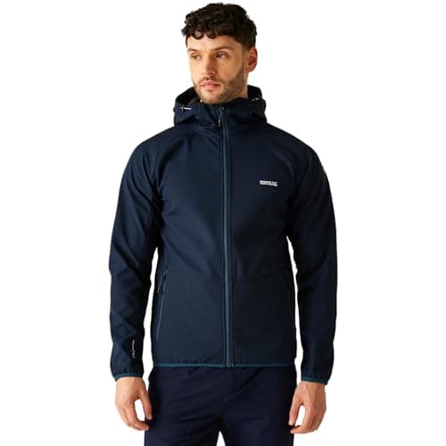 Image of Regatta Mens Arec III Softshell Jacket Water Repellent Midlayer Coat
