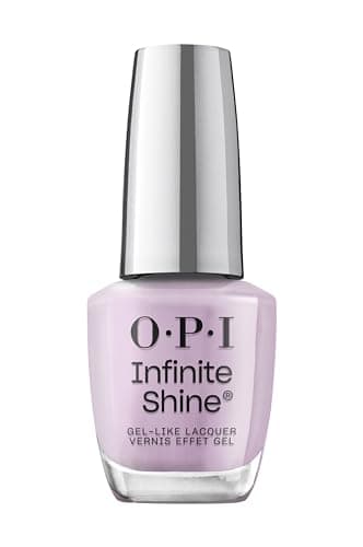 Image of OPI Infinite Shine Nail Polish - Last Glam Standing - Gel Like & Long Lasting Lilac Crème Nail Polish - with Pre-Cured Gel Technology & OPI Pro-Wide Brush (15ml)