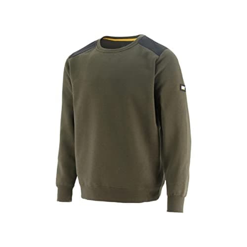 Image of Caterpillar CAT Workwear Mens Essentials Crewneck Warm Sweatshirt, S