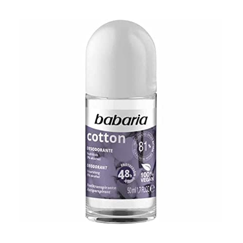 Image of Babaria Deodorant Roll-on: Cotton Scent, 50 ml