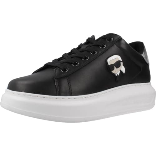 Image of KARL LAGERFELD Womens Kapri Casual Trainers Black 4 UK