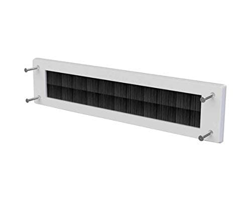 Image of STORMGUARD White Letterbox Cover Draught Excluder with Brush