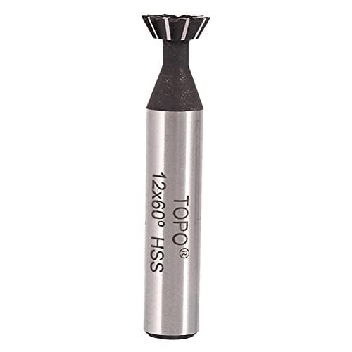 Image of Dovetail Cutter Metal, 10-25 mm 45° 60° Hss Cylinder Shank Swallowtail Slot Mill End Mill Cnc-bit Hss Straight Shaft Dovetail Slot Mill End Mill CNC Drill
