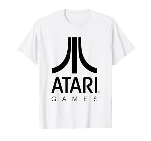 Image of Atari Games Logo Dark Print T-Shirt