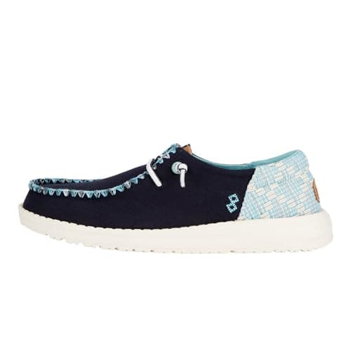 Image of Hey Dude Wendy Funk Jacquard, Jacquard Blue, 5 UK