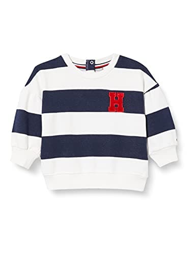 Image of Tommy Hilfiger Rugby Stripe Crew Sweatshirt