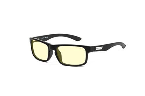 Image of Gunnar Gaming and Computer Eyewear - Enigma, Frame Colour: Onyx, Lens Tint: Amber (Blocks 65% Blue Light & 100% UV Light) - Blue Light Blocking Glasses - Patented lens - Reduce eye strain & dryness
