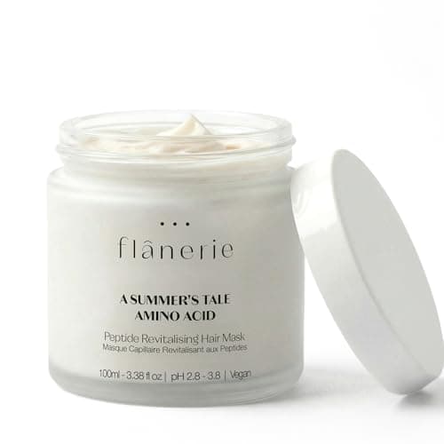 Image of Peptide Hair Mask for Fine, Dry & Frizzy Hair – 3–5 Minute Strengthening Treatment – Hair Masks for Dry Damaged Hair, Smooth, Shiny Hair – Vegan, 97.5% Natural, Made in Italy – 100ml (Hair Mask)