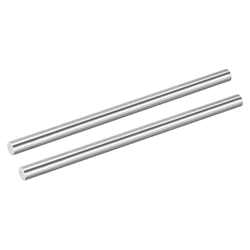 Image of sourcing map 2Pcs 304 Stainless Steel Rods, 12mm x 305mm Metal Solid Shaft Round Rod Lathe Bar Stock for Model Plane Cars Ship DIY Craft Metal Working