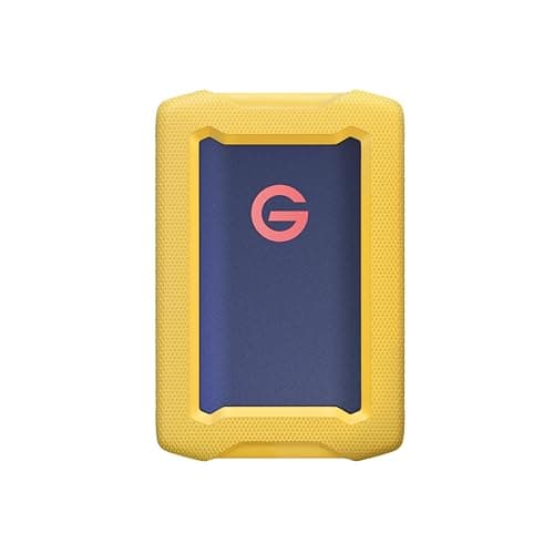 Image of 1TB G-Drive ArmorATD Rugged, Durable Portable External HDD, Up to 130MB/s, USB-C (5Gbps), USB 3.2 Gen 1 – SDPHE1G-001T