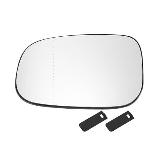 Image of A ABSOPRO Left Side Door Wing Mirror Glass Replacement Heated Glass No.30762571 for Volvo C30 C70 S40 S60 V50 2006-2009 for Volvo V70 2007-2008