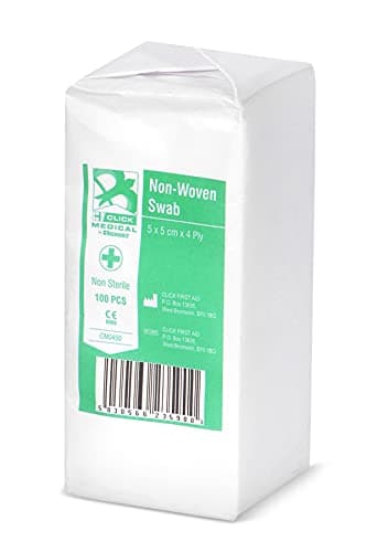 Image of Click - CLICK MEDICAL GAUZE SWABS 5CM X 5CM NON STERILE -