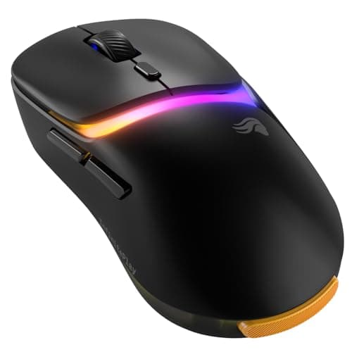 Image of GLORIOUS Gaming Model D3 Wireless Gaming Mouse - InfinitePlay Swappable Battery System, 8k Polling, 130M Click Optical Switches, Ultralight 69g, 30K DPI Optical Sensor, RGB - Black
