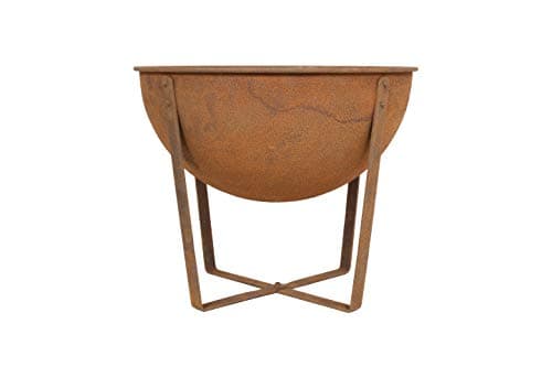 Image of La Hacienda Tamba Small Oxidised Firepit Natural Rusted