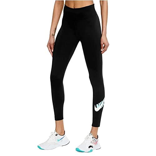 Image of Nike One Df Icnclsh Grx Mr Tights Black/Sail XS Women's One Df Icnclsh Grx Mr Leggings, Black/Sail, XS UK