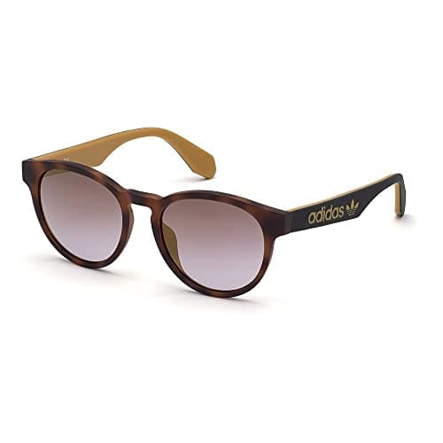 Image of adidas Originals OR0025@5256G Glasses, Mirror Brown, 52 Unisex-Adult, Mirrored Brown, 42
