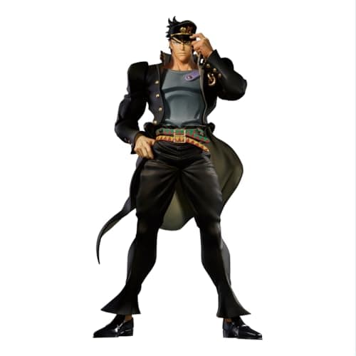 Image of BANPRESTO Jotaro Kujo JoJo's Bizarre Adventure Stardust Crusaders, Mometria, 22 cm, BP29611P, Multicoloured, Collectable Figure, Ideal for Anime Fans