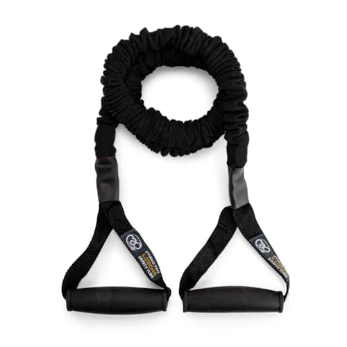 Image of Fitness Mad Safety Resistance Trainer, Resistance Band, Heavy Duty Exercise Tubes for Home Workouts, 4 Resistance Levels: Light to Extra Strong