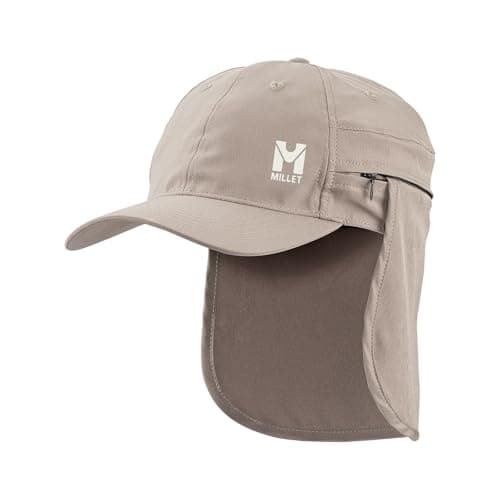 Image of MILLET Trekker II Cap – Unisex Cap – Neck Protector – Hiking, Trekking, Lifestyle, Beige, L