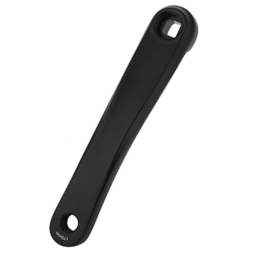 Image of WPKD BLUEIY Bike Crank Arm,170mm Single Speed Crankset,Aluminum Alloy Left Leg Crank with Square Hole,for Mountain Bicycles Road Bicycles(Black)